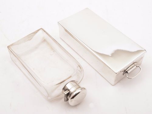 fig 2. Huntsman's Leather Cased Lunch Set, London 1911
