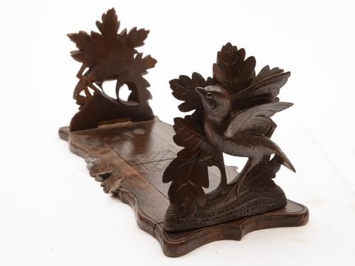 Black Forest Carved Book Rack, Circa 1900