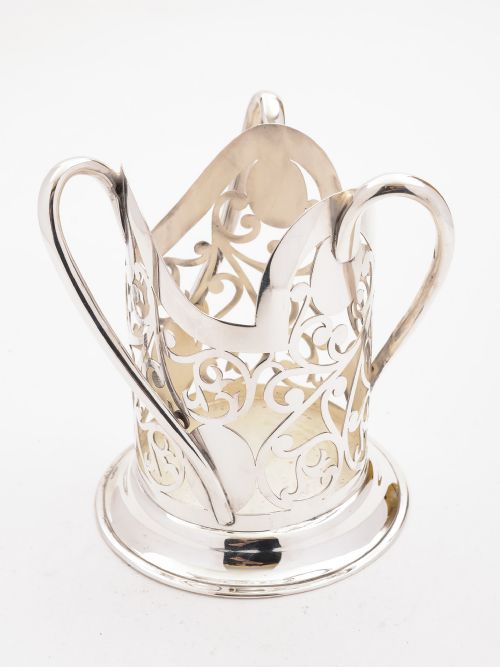 Art Nouveau Silver Plated Syphon Holder, Circa 1900