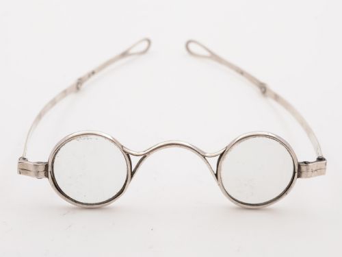 Pair of Georgian Silver Reading Glasses, Birmingham 1816