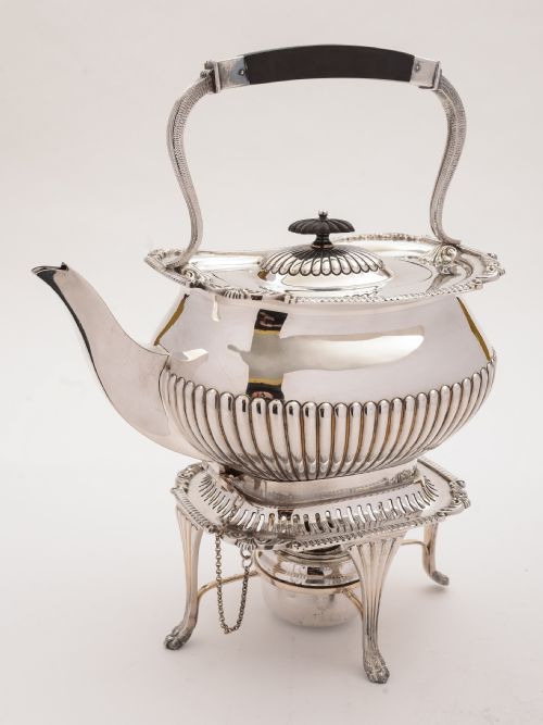 Edwardian Large Silver Plated Kettle on Stand, Circa 1905