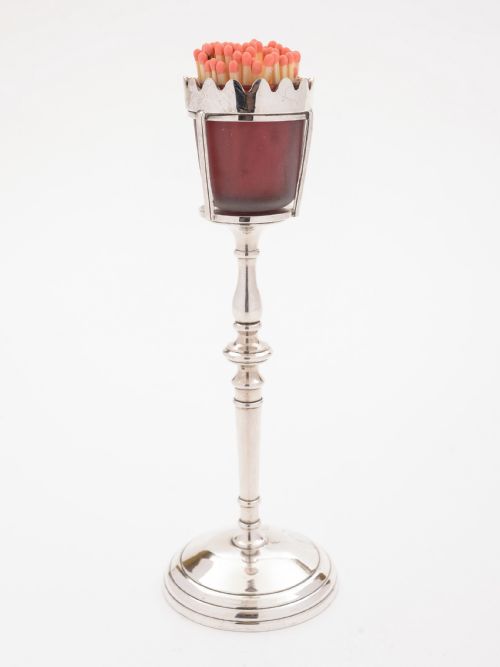 Vesta in Shape of Victorian Street Lamp, Circa 1900