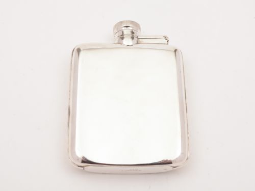 Silver Plated Hip Flask, Circa 1920