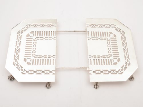 fig 1. Art Deco Extendable Trivet, Circa 1930