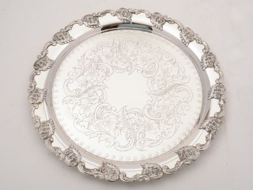 Edwardian Silver Plated Tray, Circa 1905
