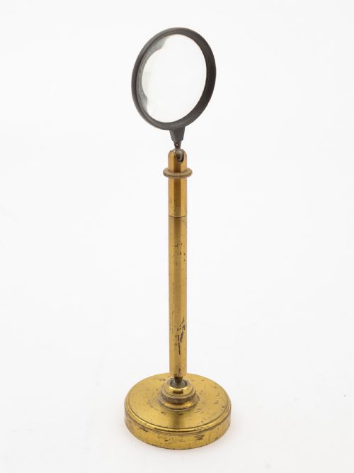 Victorian Scientific Brass Magnifying Glass, Circa 1880