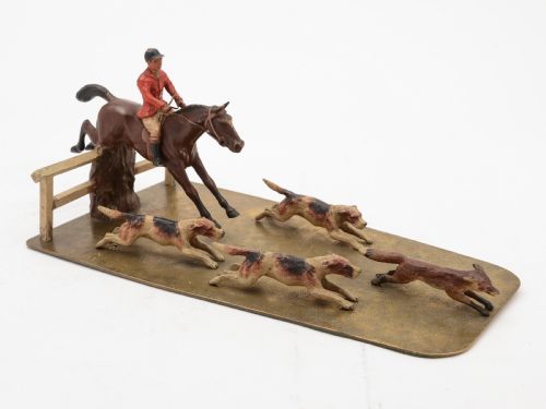 European Hunting Desk Ornament, Circa 1900