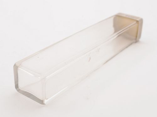 fig 1. Art Deco Blue Guilloche Enamel-Topped Oblong Box