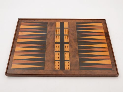 Victorian Combined Backgammon and Cribbage Board, Circa 1880