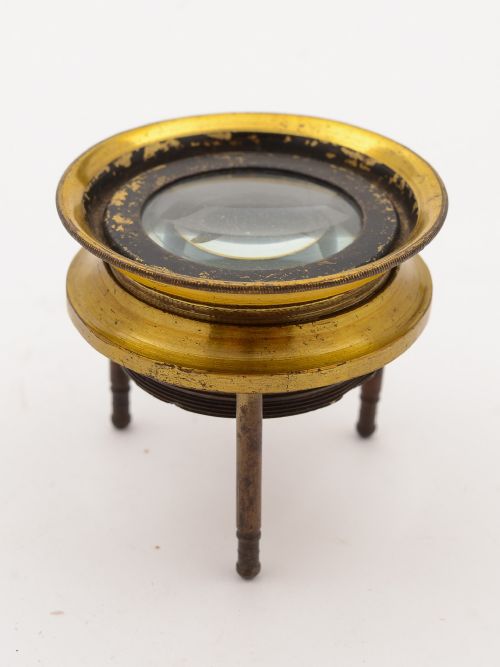 Brass Adjustable Map Reading Lens, Circa 1900