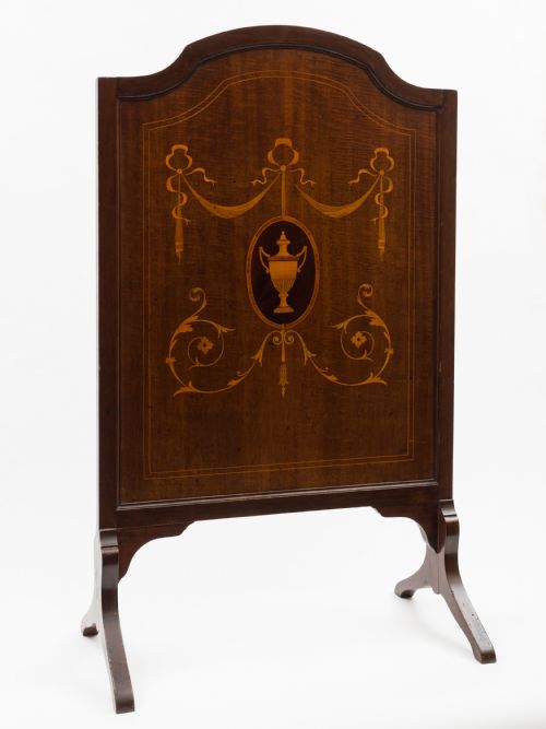 Edwardian Mahogany Fire Screen, Circa 1905