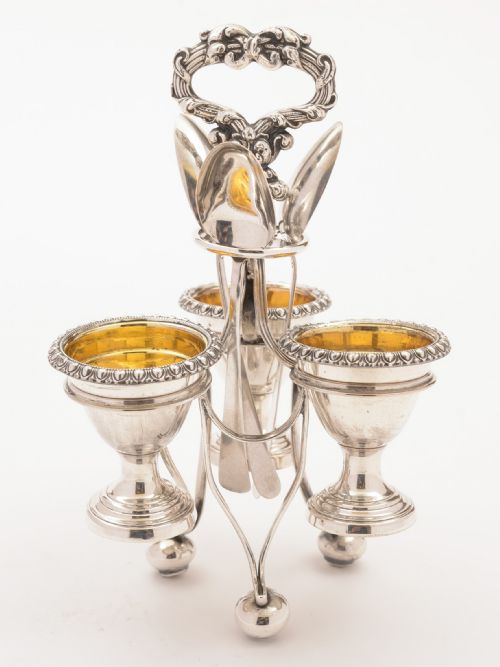 Sheffield Plated Egg Cruet, Circa 1830