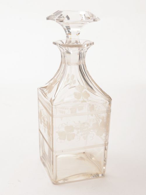 Irish Spirit Decanter, Circa 1900