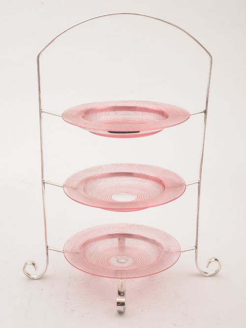 Silver Plated 3 Tier Cake Stand, Circa 1910