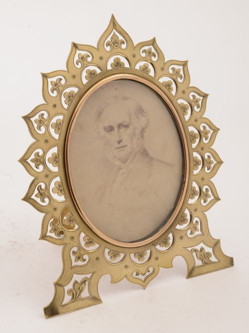 Victorian Brass Photo Frame, Circa 1880