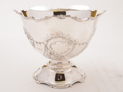 Edwardian Embossed Silver Plated Bowl, Circa 1905