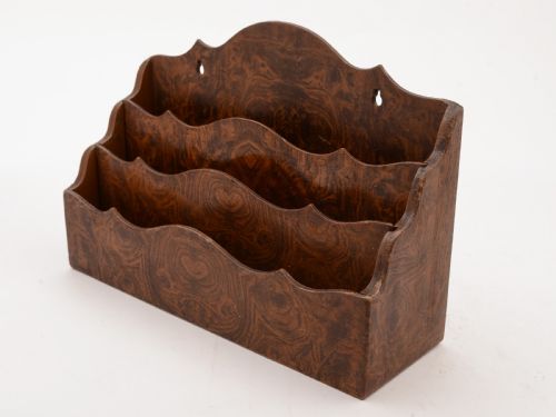 Victorian Paper Mache Document Rack, Circa 1890