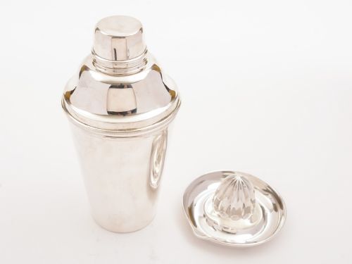 Art Deco Silver Plated Cocktail Shaker, Circa 1930