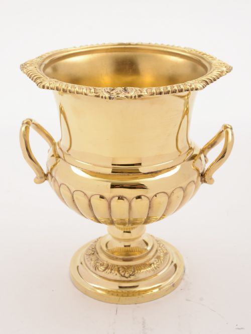 Edwardian Gold-plated Champagne Ice Bucket, Circa 1905