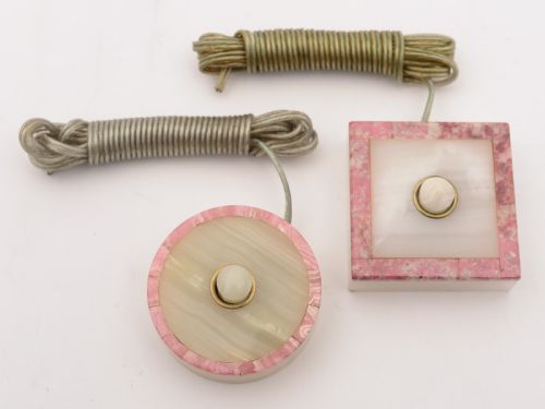 Two Servant Bell Pushes, Circa 1920