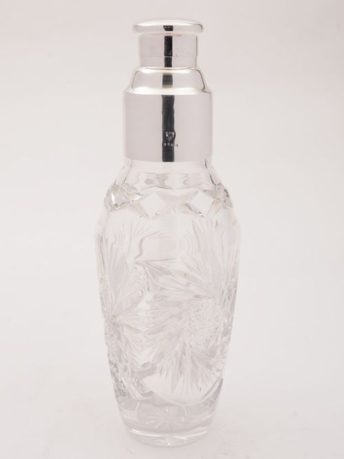 Art Deco Glass Cocktail Shaker, Circa 1930