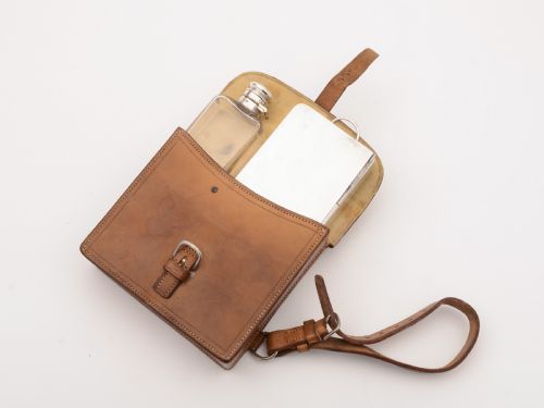 Huntsman's Leather Cased Lunch Set, Circa 1900