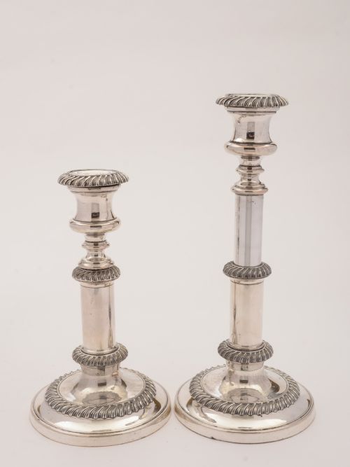 Pair of Victorian Telescopic Candlesticks, Circa 1890