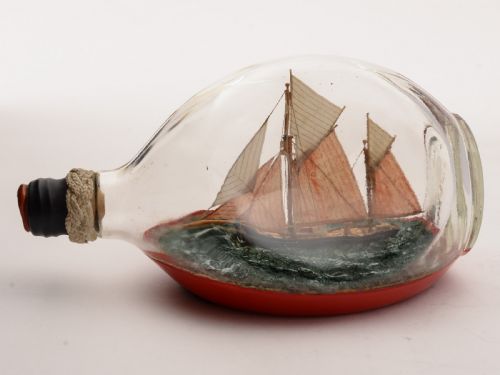Ship in Bottle, Circa 1920