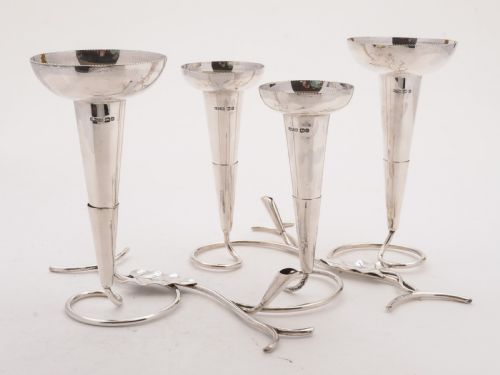 fig 1. Fabulous Pair of Silver vases, Sheffield 1922