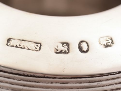fig 1. Unusually Large Silver Topped Match Striker, Birmingham 1893