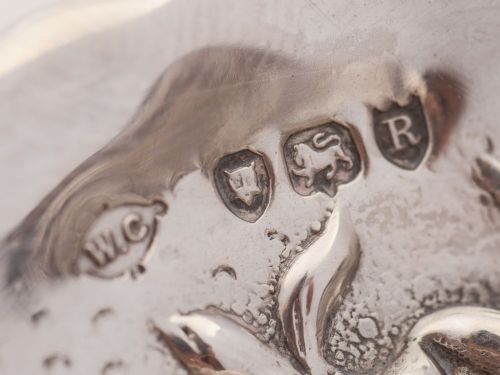 fig 1. Pair of Superb Victorian Silver Dishes, London 1892