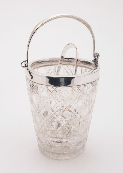 Lovely Edwardian Cut Glass Ice Bucket, Circa 1905
