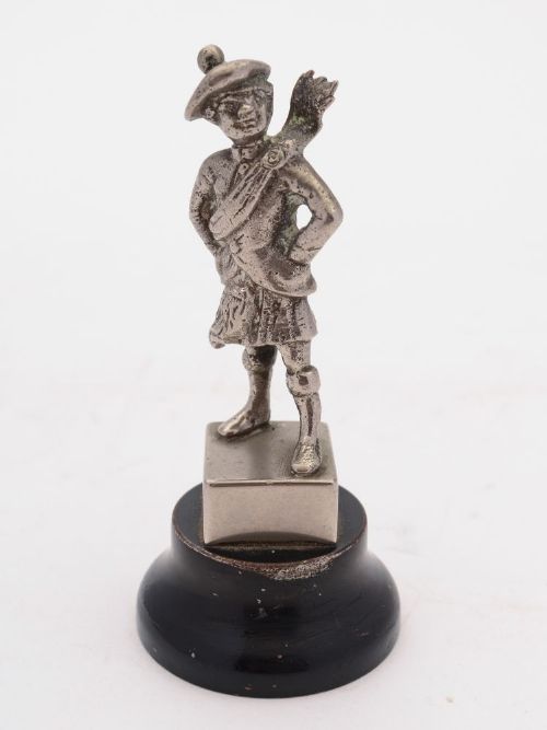 Nice Car Mascot of Scottish Highlander Circa 1920