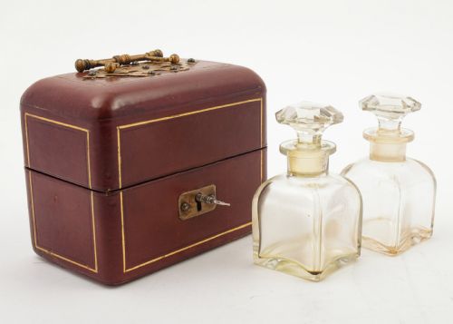 fig 1. Gorgeous Edwardian Cased Scent Bottles circa 1905