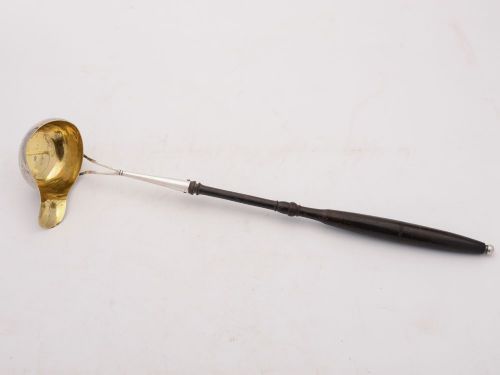 Nice German Silver Punch Ladle - Circa 1780