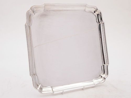 Super Silver Plated Square Salver/tray - 1923