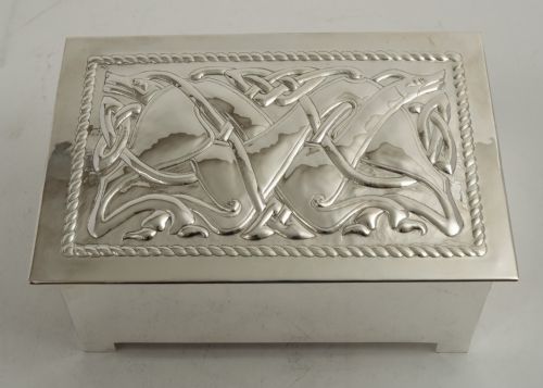 Fabulous English Arts & Crafts Table Box - Circa 1910
