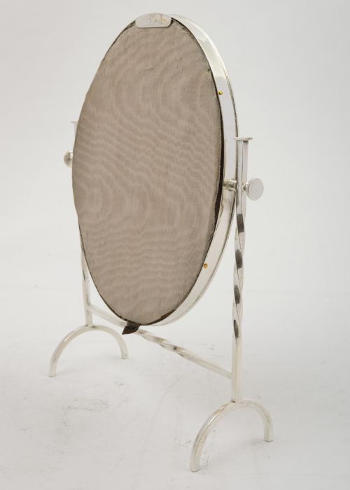 fig 1. Unusual Silver Plated Edwardian Photo Frame - circa 1905