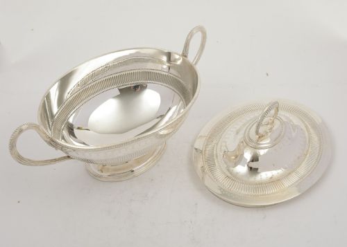 fig 1. Large Victorian Silver Plated Tureen - circa 1890