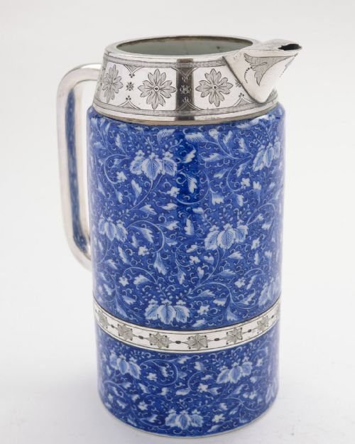 fig 1. Unusual Japanese Water Jug - Meiji Period - circa 1880