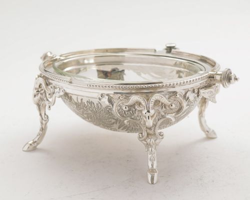 fig 1. Gorgeous Victorian Roll Over Butter Dish - circa 1890
