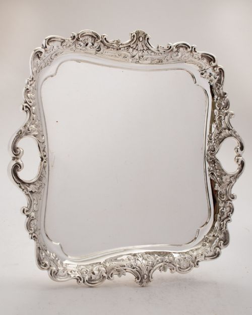 Gorgeous Victorian Silver Plated Tray - Circa 1880