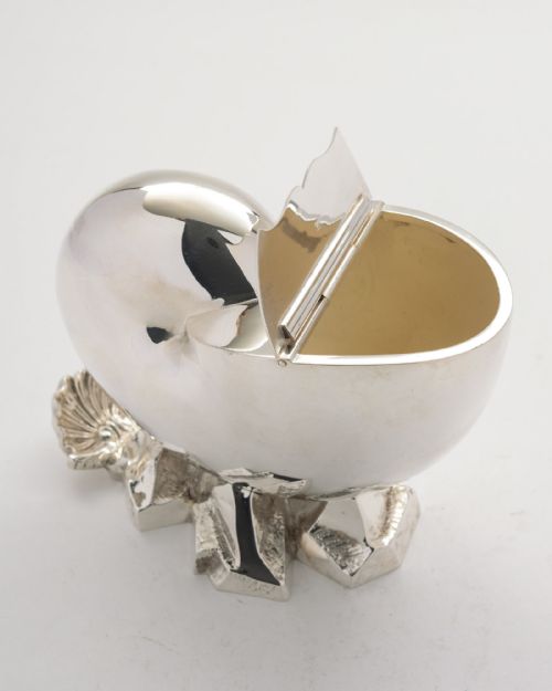 Fabulous Victorian Shell Spoon Warmer - Circa 1880