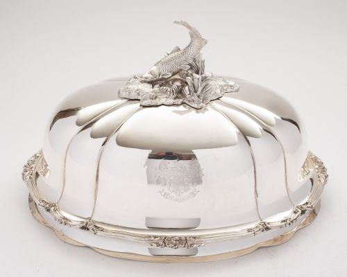Fabulous Victorian Silver Plated Food Cover - Circa 1840