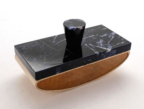 Nice  French Art Deco Marble Rocker Blotter - Circa 1930