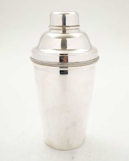 Lovely Art Deco Silver Plated  Cocktail Shaker - Circa 1930