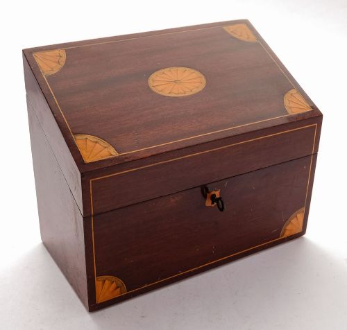 Gorgeous  Edwardian Sheridan Revival Document Box - Circa 1905
