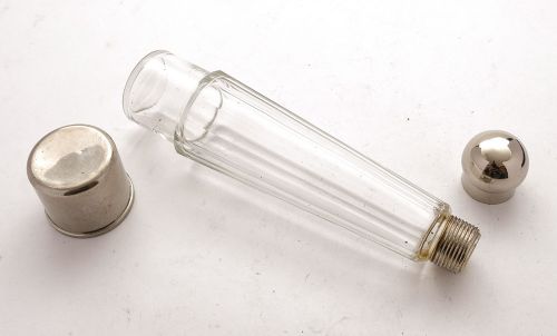 fig 1. Nice Hunting Flask in Leather Case - circa 1930