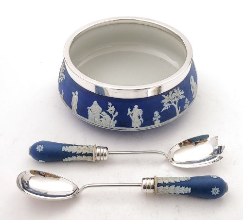 fig 1. Gorgeous Edwardian Wedgewood Salad bowl - circa 1905