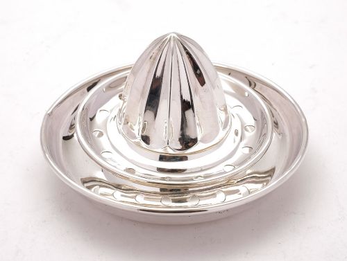 Nice Art Deco Silver Plated Lemon Squeezer - Circa 1930
